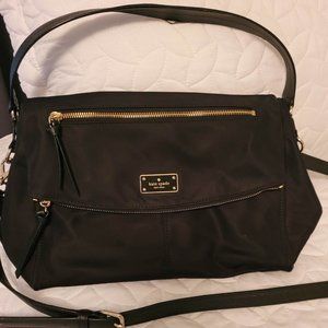 Kate Spade Minka Black Crossbody Nylon